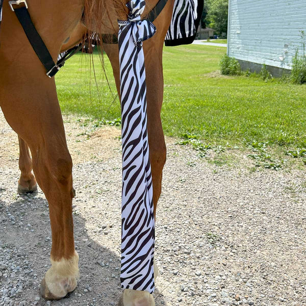 Country Pride Lycra Tail Bag Zebra Print